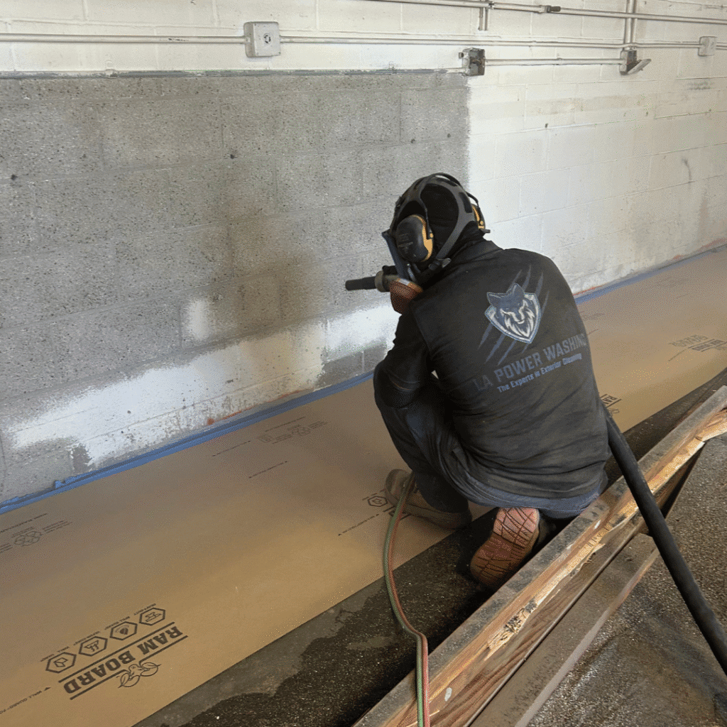 Brick sandblasting in Orange County