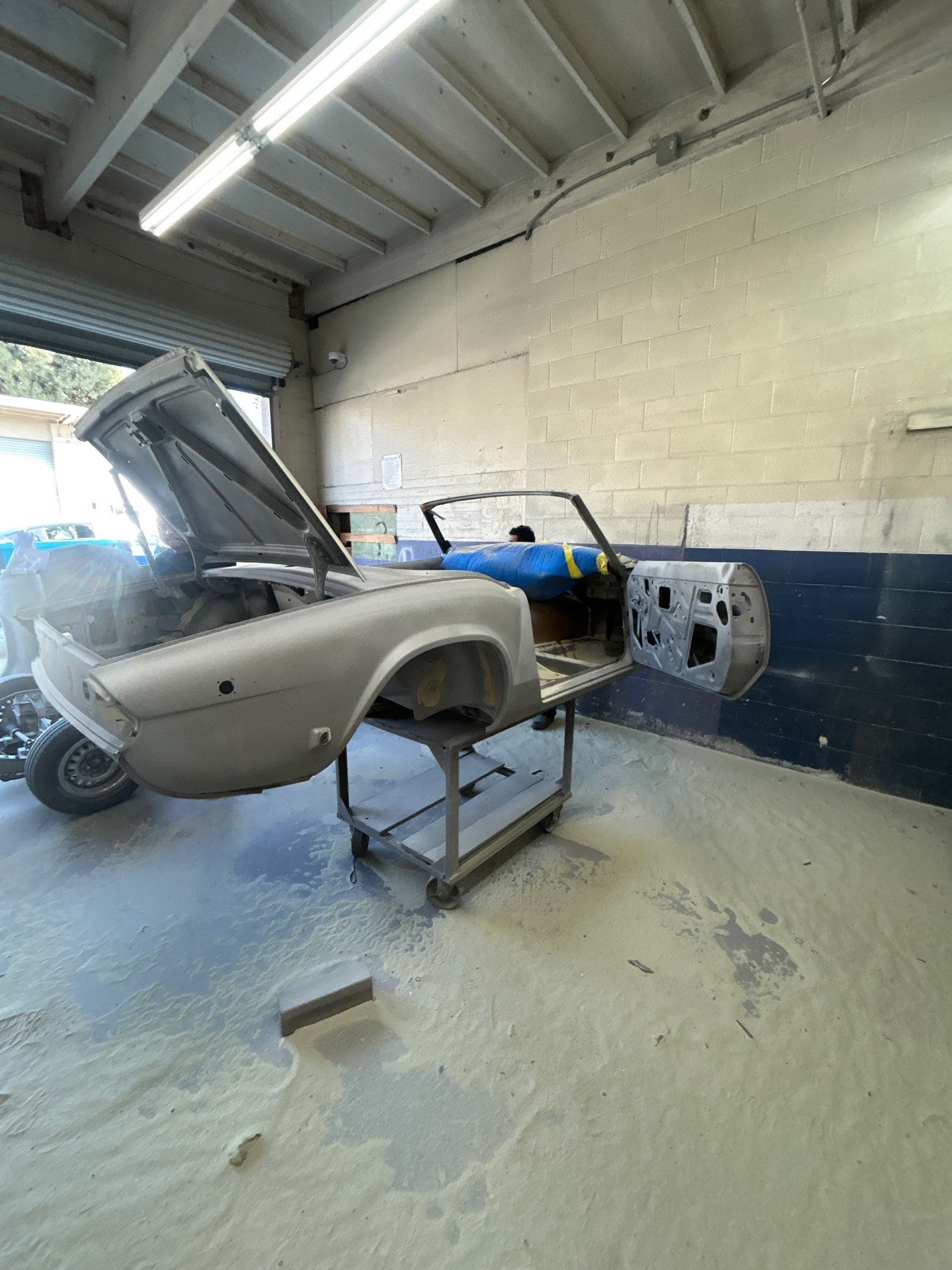 After sandblasting near Glendale