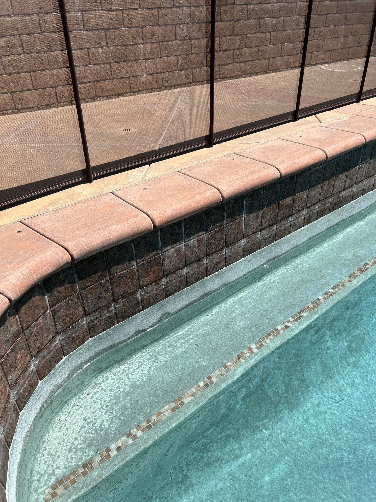 Before sandblasting in Yorba Linda