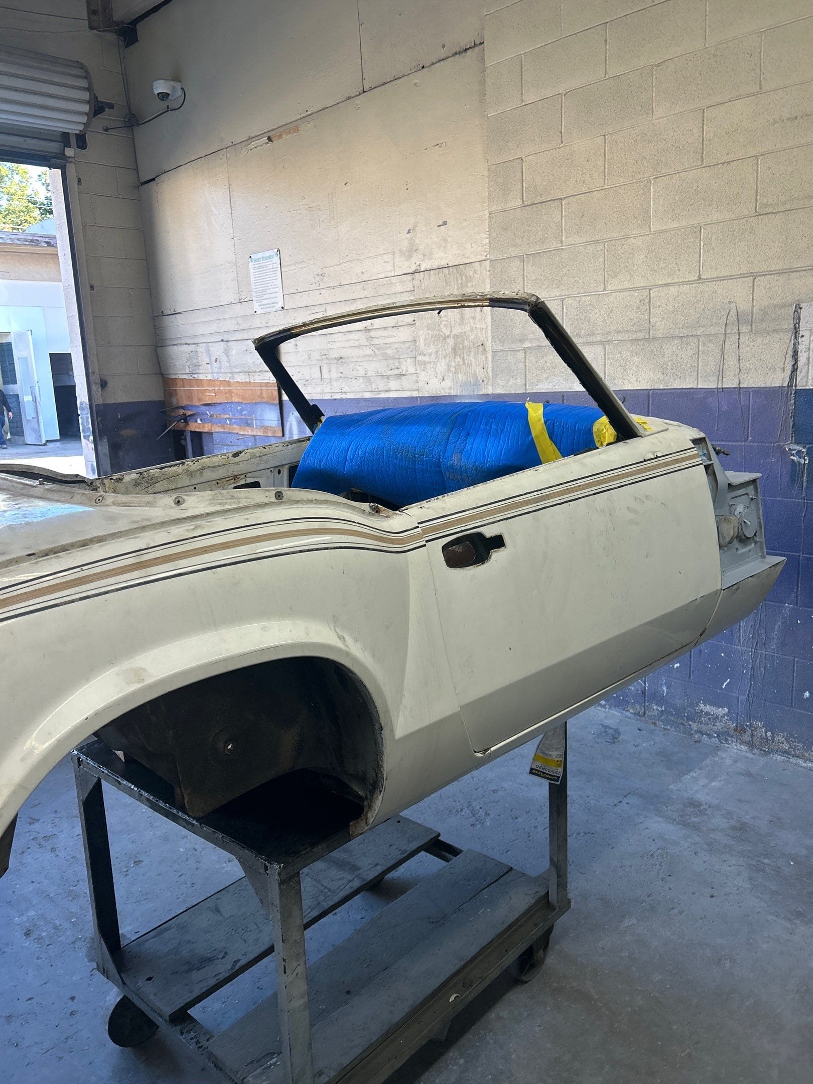 Before sandblasting near Glendale