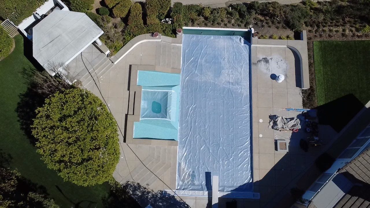 Before sandblasting in Calabasas