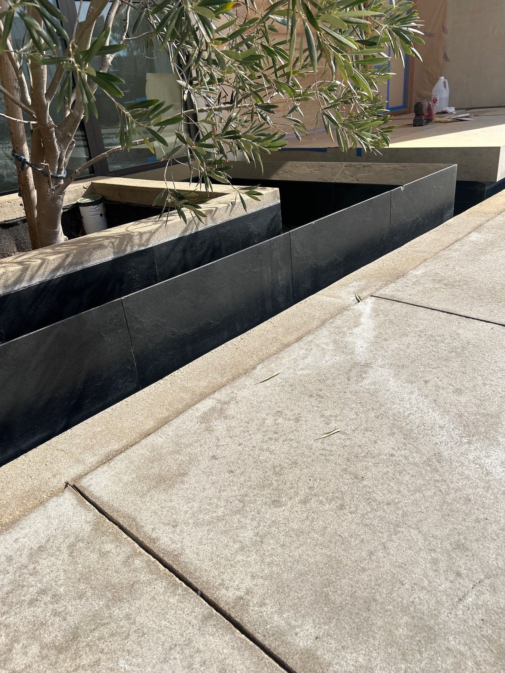 After sandblasting in Santa Monica