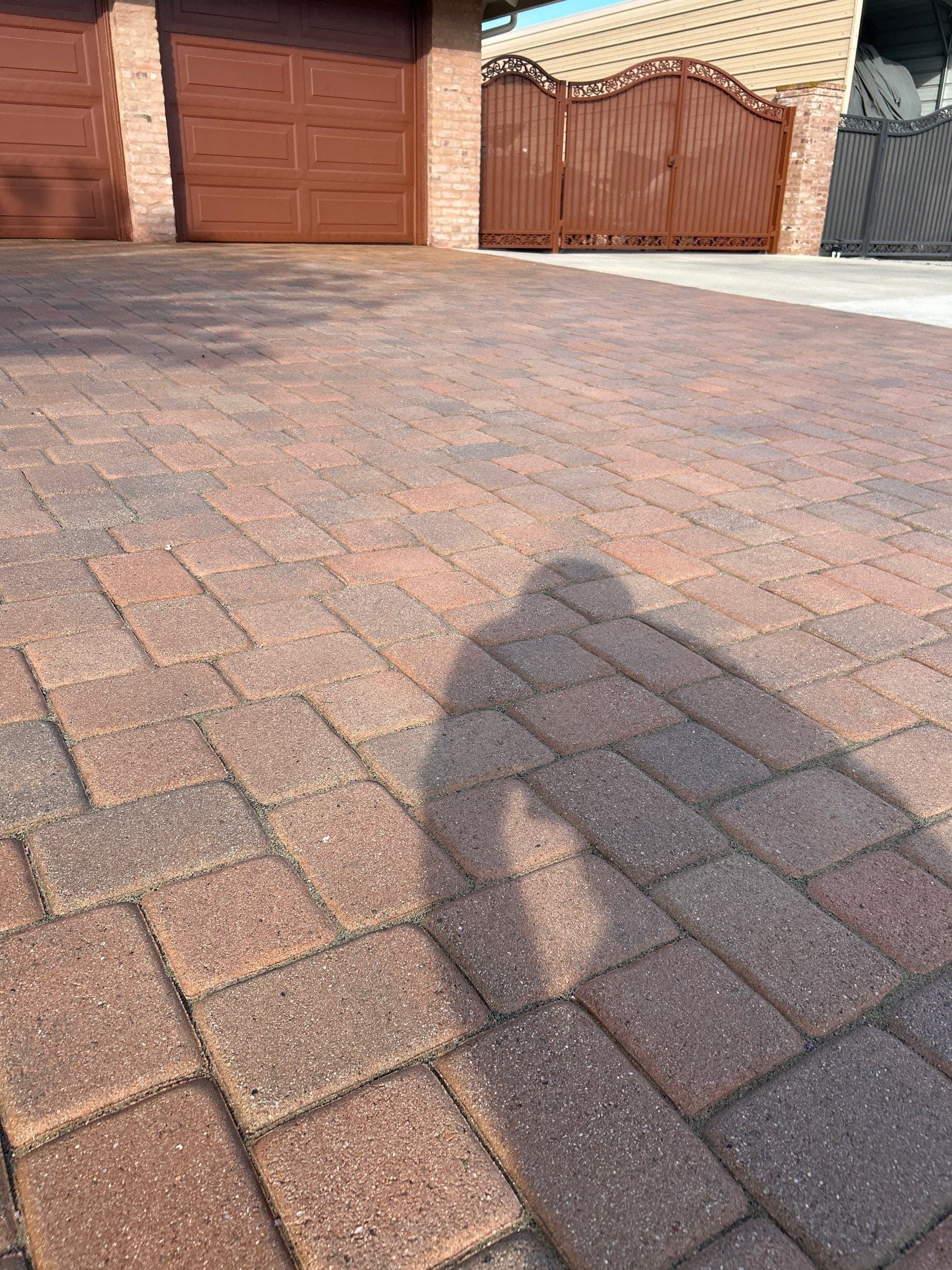 After sandblasting in Yorba Linda