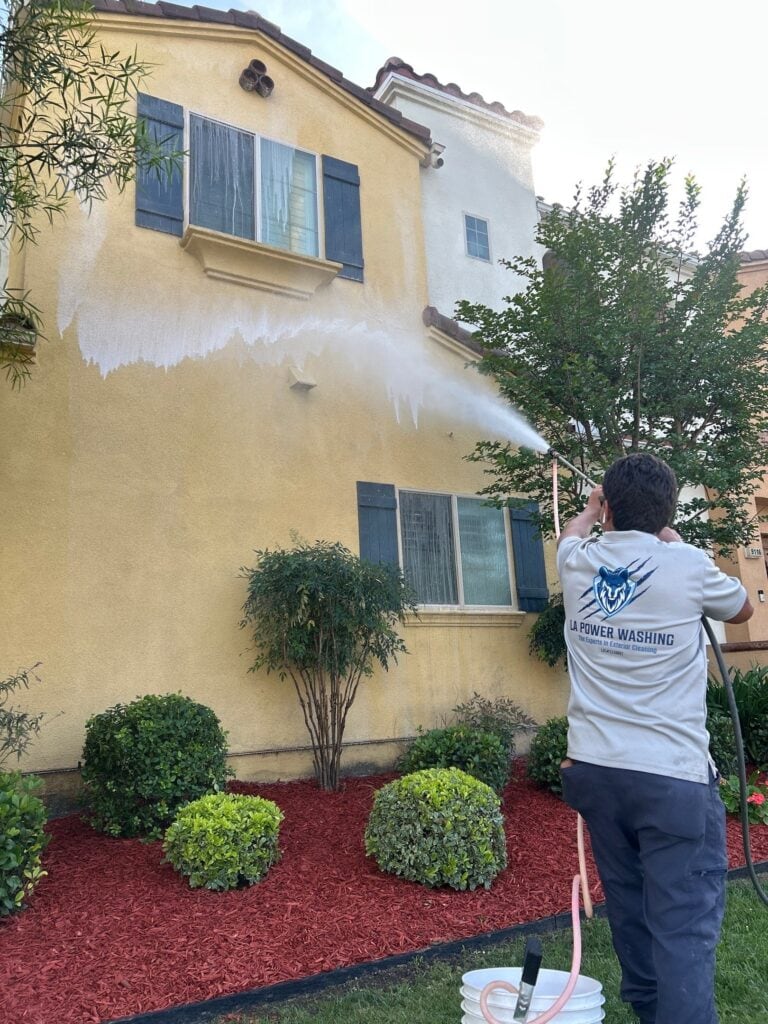 Professional building washing services in downey, CA